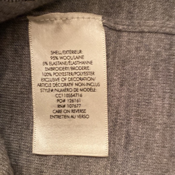 Alice + Olivia Appliqué Sweater, L, Grey, hardly worn - Picture 5 of 5